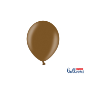 Spēcīgi baloni 23 cm, metāla šokolādes brūni (1 gab. / 50 gab.)