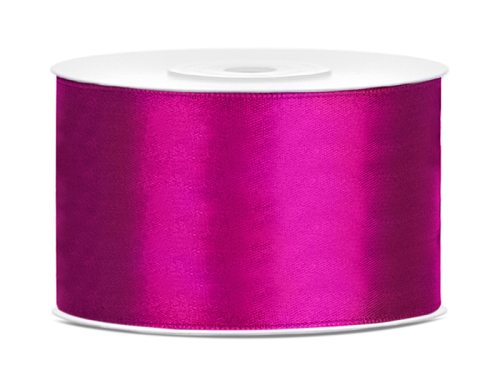 Satin Ribbon, fuchsia, 38mm/25m Satin Ribbon, fuchsia, 38mm/25m