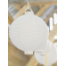 Papīra laterna, balta, 30cm Papīra laterna, balta, 30cm