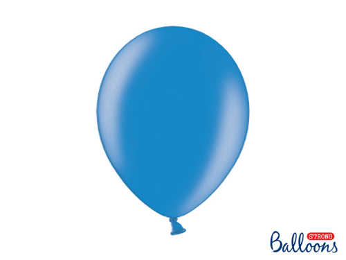 Spēcīgi baloni 30 cm, metāliski rudzupuķu zils (1 gab. / 100 gab.)