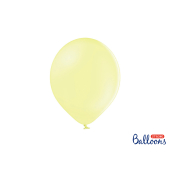 Spēcīgi baloni 27 cm, pasteļi gaiši dzelteni (1 gab. / 50 gab.)
