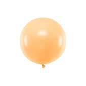 Apaļš balons 60 cm, pastelis gaiši persiks