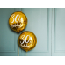 Воздушный шар из фольги 30 лет, золото, 45 см
