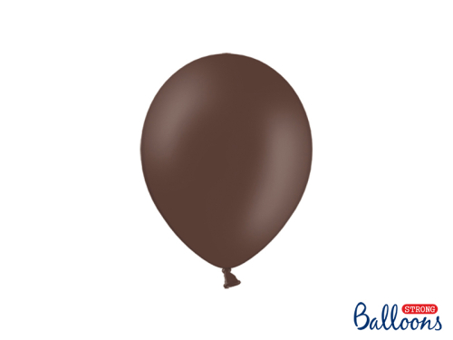 Spēcīgi baloni 23 cm, pasteļkrāsas kakao brūns (1 pkt / 100 gab.)