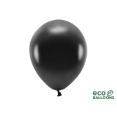 Eko baloni 30 cm metāliski, melni (1 gab. / 10 gab.)