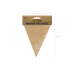 Bunting, kraft, 2,1 m