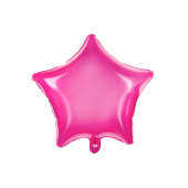 Folija balona zvaigzne, 48 cm, rozā
