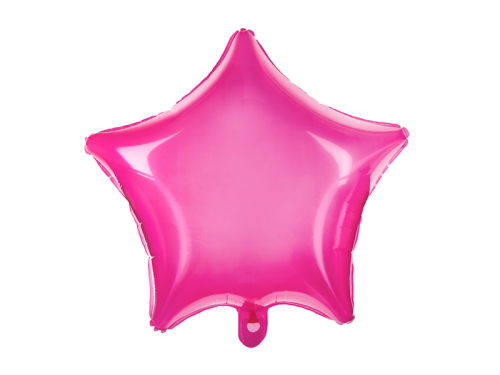 Folija balona zvaigzne, 48 cm, rozā