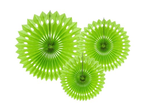 Tissue fan, green apple, 20-30cm (1 pkt / 3 pc.) Tissue fan, green apple, 20-30cm (1 pkt / 3 pc.)