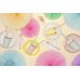 Tissue fan, green apple, 20-30cm (1 pkt / 3 pc.) Tissue fan, green apple, 20-30cm (1 pkt / 3 pc.)