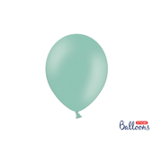 Spēcīgi baloni 27 cm, pasteļtoņu piparmētru zaļš (1 gab. / 100 gab.)