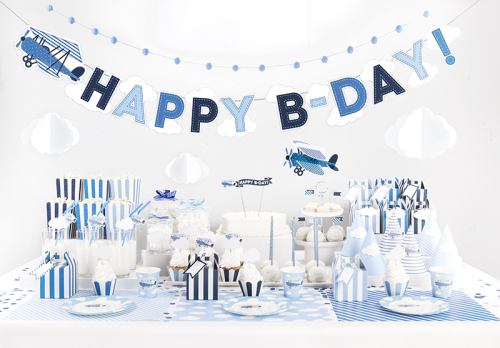Balloons 30cm, Clouds, Pastel Cornflower Blue (1 pkt / 6 pc.) Balloons 30cm, Clouds, Pastel Cornflower Blue (1 pkt / 6 pc.)