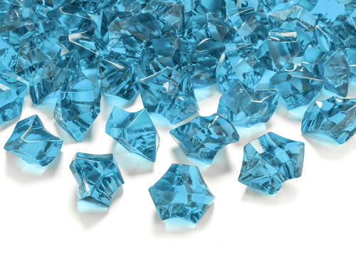 Crystal ice, turquoise, 25 x 21mm (1 pkt / 50 pc.)