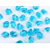 Crystal ice, turquoise, 25 x 21mm (1 pkt / 50 pc.)