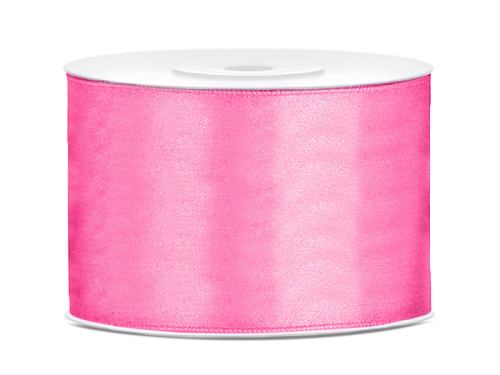 Satin Ribbon, pink, 50mm/25m Satin Ribbon, pink, 50mm/25m
