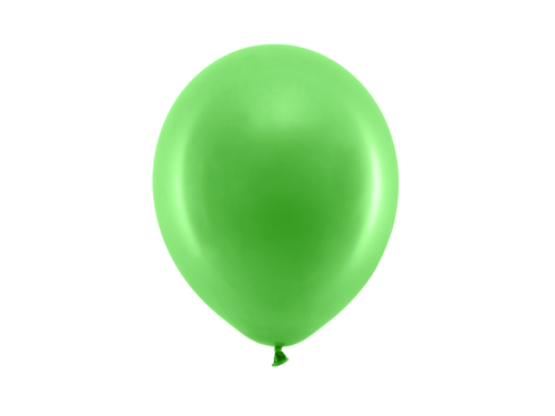 Varavīksnes baloni 23 cm pasteļtoņi, zaļi (1 gab. / 100 gab.)