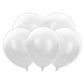 LED baloni 30 cm, balti (1 gab. / 5 gab.)