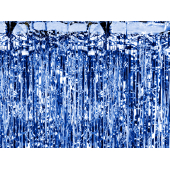 Party curtain, blue, 0.9 x 2.5m