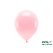 Eko baloni 26 cm pasteļtoņi, sarkt rozā (1 gab. / 100 gab.)