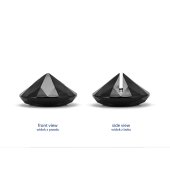 Карточка-визитница Diamond, черная, 40 мм (1 шт. / 10 шт.)