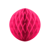 Сотовый шар, темно-розовый, 30см