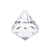 Pendants Diamonds, colourless, 31 x 37mm (1 pkt / 5 pc.)