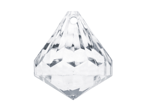 Pendants Diamonds, colourless, 31 x 37mm (1 pkt / 5 pc.)