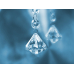 Pendants Diamonds, colourless, 31 x 37mm (1 pkt / 5 pc.)