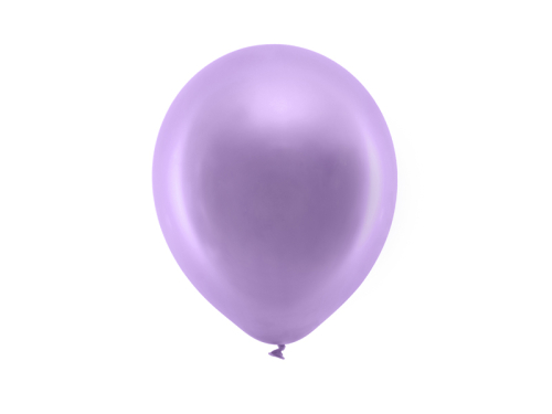 Varavīksnes baloni 23 cm metāliski, violeti (1 gab. / 100 gab.)