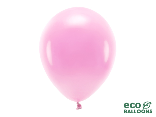 Eko baloni 30 cm pasteļtoņi, rozā (1 gab. / 10 gab.)