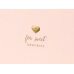 Guest Book For sweet memories, 20.5x20.5cm, powder pink, 22 pages