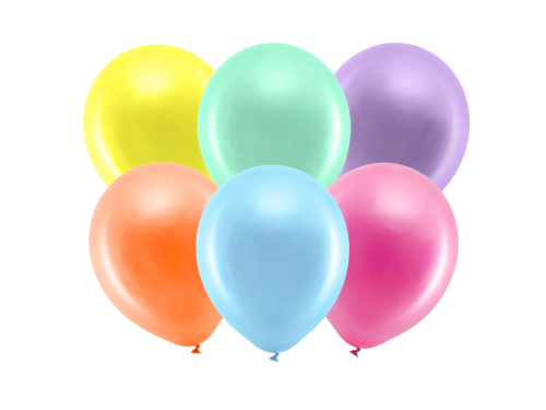 Воздушные шары Rainbow Balloons 23см металлик, микс (1 шт. / 100 шт.)