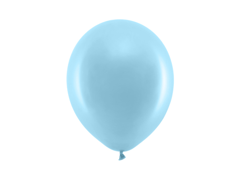 Радужные шары 23см пастель, голубые (1 шт. / 100 шт.)