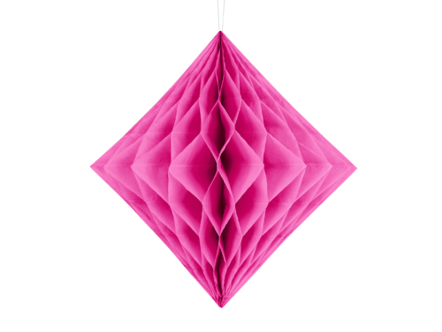 Honeycomb Diamond, dark pink, 30cm Honeycomb Diamond, dark pink, 30cm