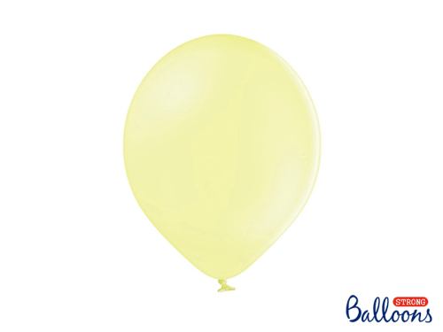 Spēcīgi baloni 30 cm, pasteļi gaiši dzelteni (1 gab. / 100 gab.)