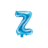 Folija balona burts "Z", 35 cm, zils