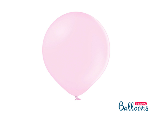 Spēcīgi baloni 30 cm, pasteļi gaiši rozā (1 gab. / 10 gab.)