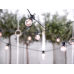 Festoon LED gaismas, melnas, 5m, nesatur Lielbritānijas kontaktdakšu Festoon LED gaismas, melnas, 5m, nesatur Lielbritānijas kontaktdakšu
