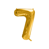 Folijas balonu numurs '' 7 '', 86cm, zelts