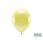 Eko baloni 26 cm metāliski, gaiši dzelteni (1 gab. / 10 gab.)