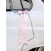 Auto dekorācijas komplekts - Vīra sieva, gaiši rozā