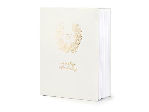 Венок для гостевой книги, 20x24,5см, светло-серый, 22 страницы