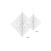 Honeycomb Diamond, white, 20cm