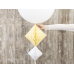 Honeycomb Diamond, white, 20cm