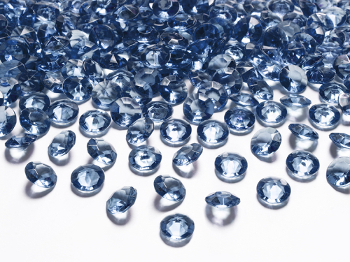 Diamond confetti, dark blue, 12mm (1 pkt / 100 pc.)
