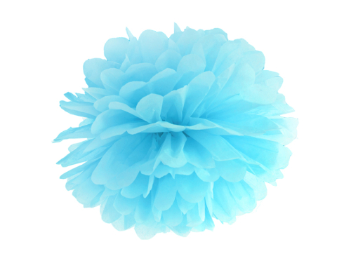 Salvetpapīrs Pompons, debeszils, 25cm Salvetpapīrs Pompons, debeszils, 25cm