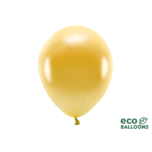 Eko baloni 30 cm metāliski, zeltaini (1 gab. / 100 gab.)