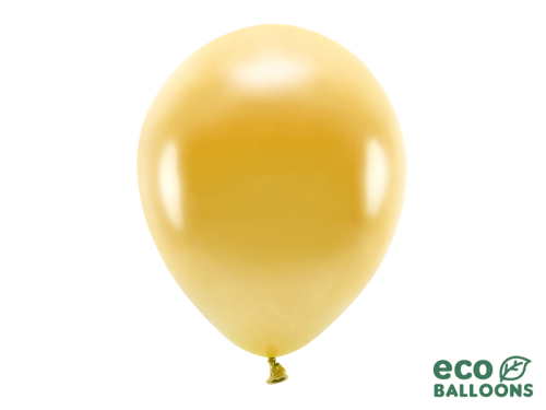 Eko baloni 30 cm metāliski, zeltaini (1 gab. / 100 gab.)