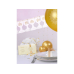 Paper garland IHS Chalice, white, 3m