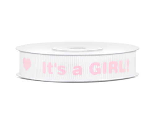 Лента Grosgrain It's a Girl !, 12мм / 10м (1 шт. / 10 пм) Лента Grosgrain It's a Girl !, 12мм / 10м (1 шт. / 10 пм)
